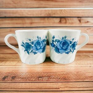 Corning Blue Velvet Mug/Cup - Set Of 2
